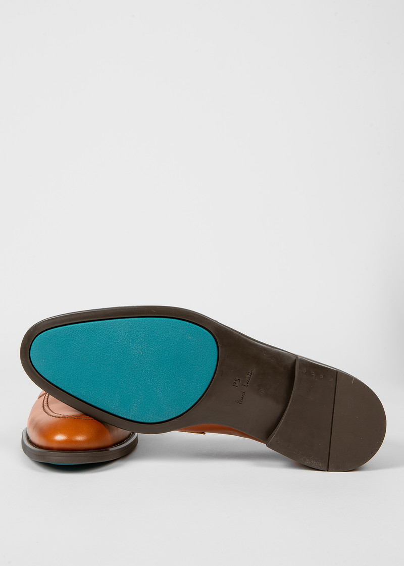 Tan Leather 'Remi' Loafers 4