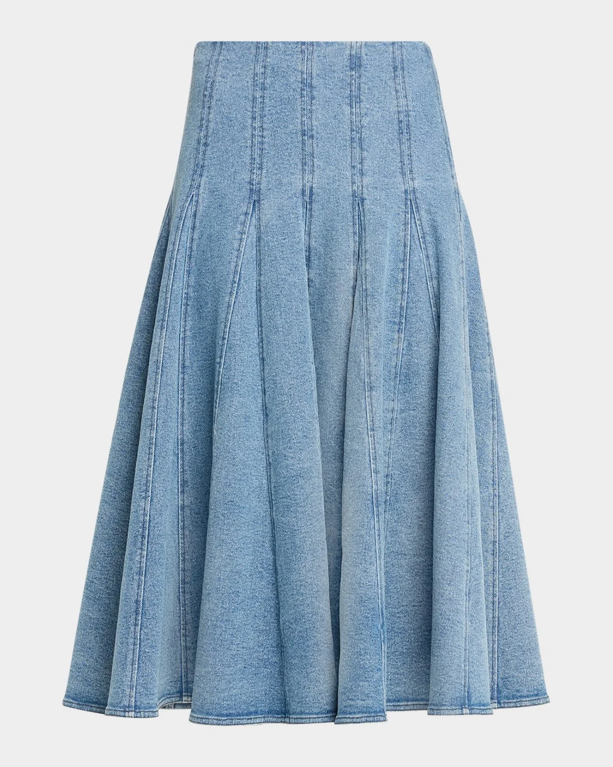 Taylan Denim Midi Skirt - 1