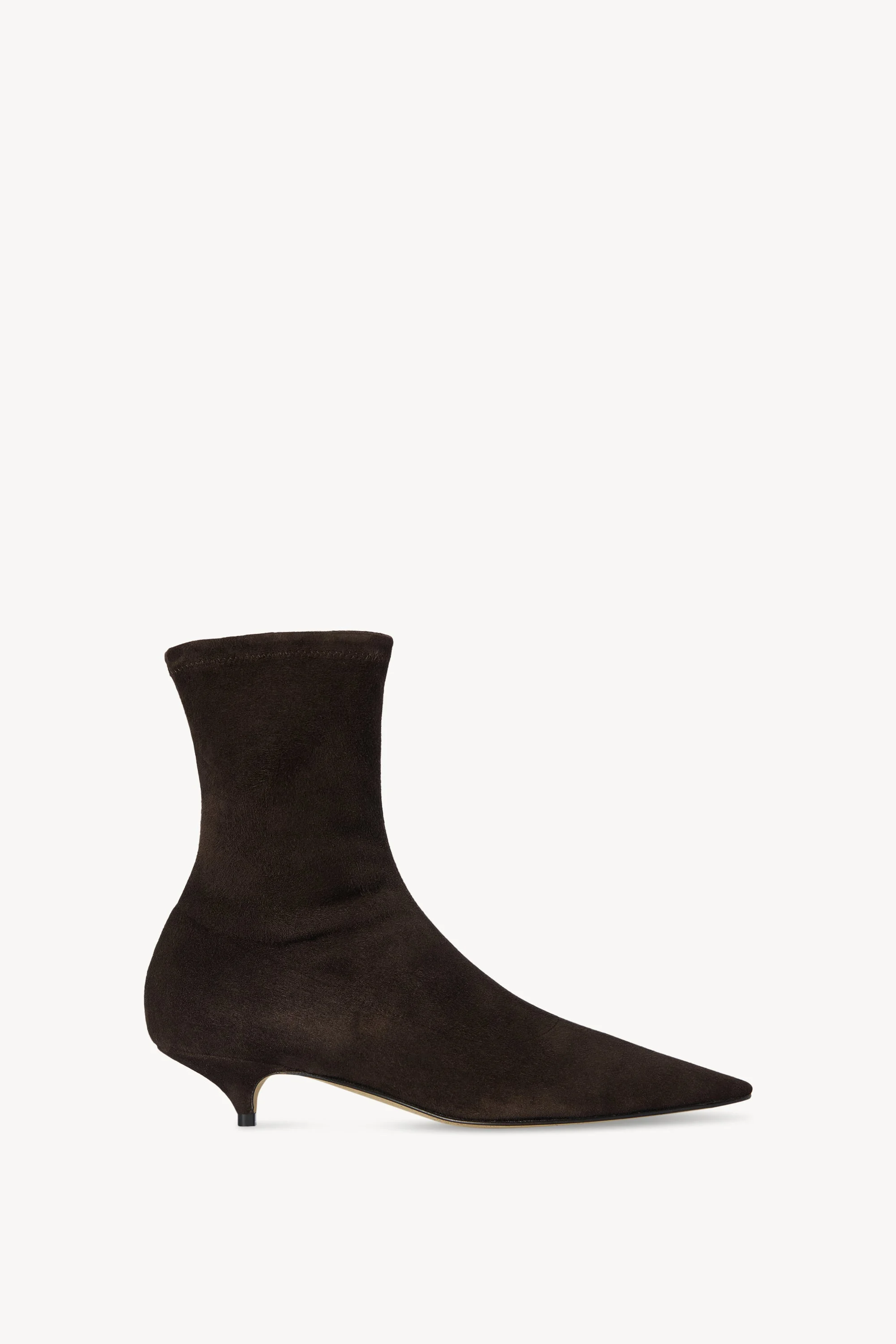 Liisa Kitten Bootie in Suede - 1