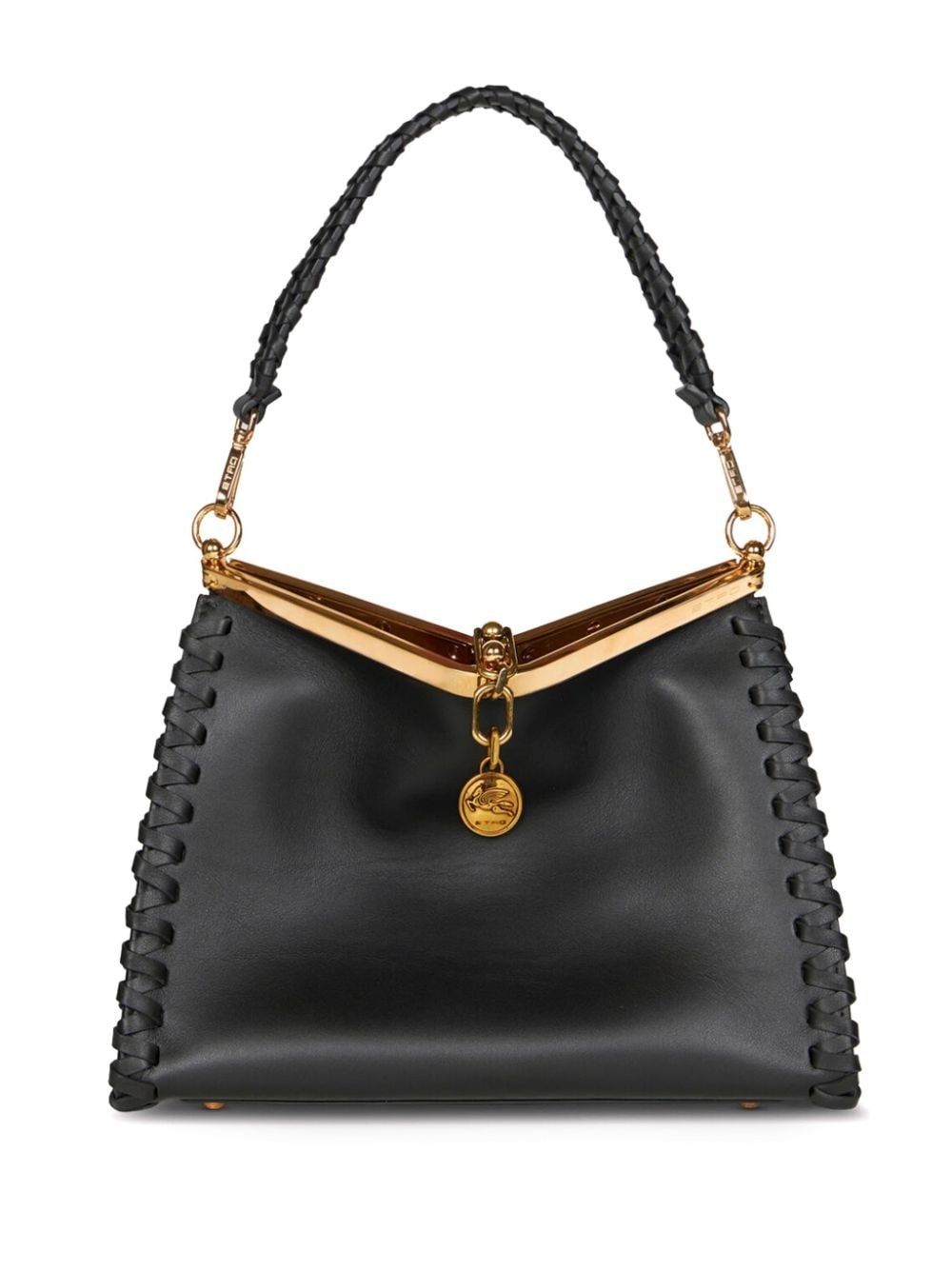 medium Vela leather shoulder bag - 4