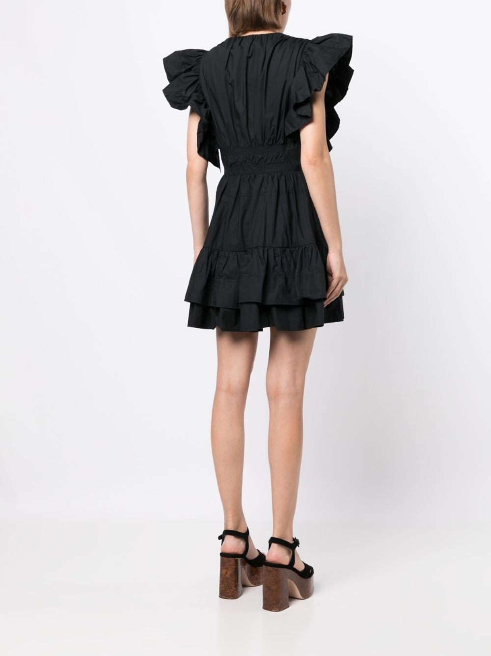 Kiri ruffled mini dress - 4