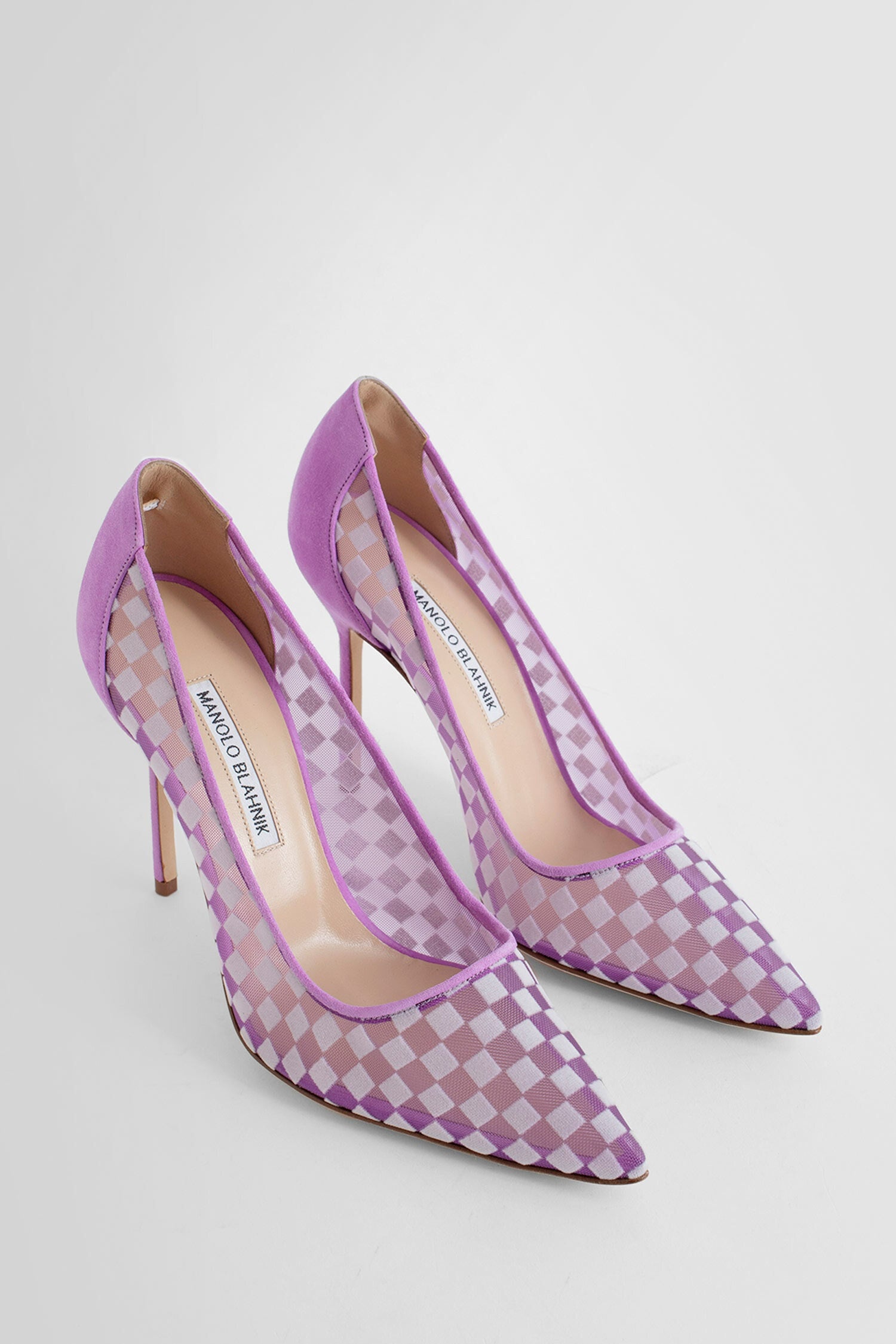 Mesh-Chequered-Pumps - 7