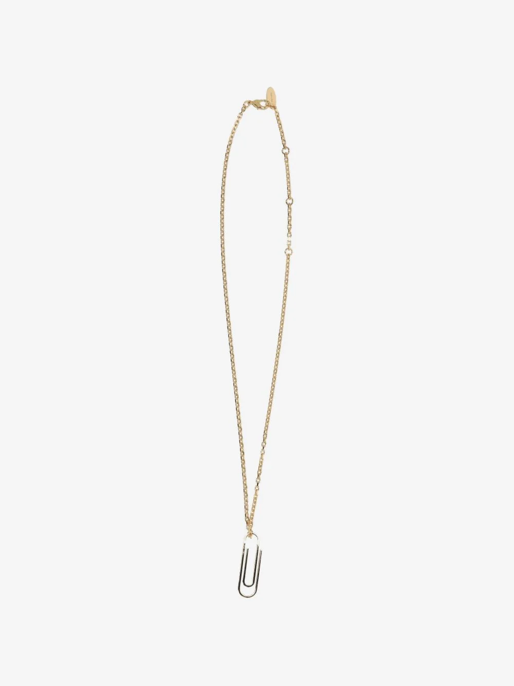 paperclip-pendant necklace - 1