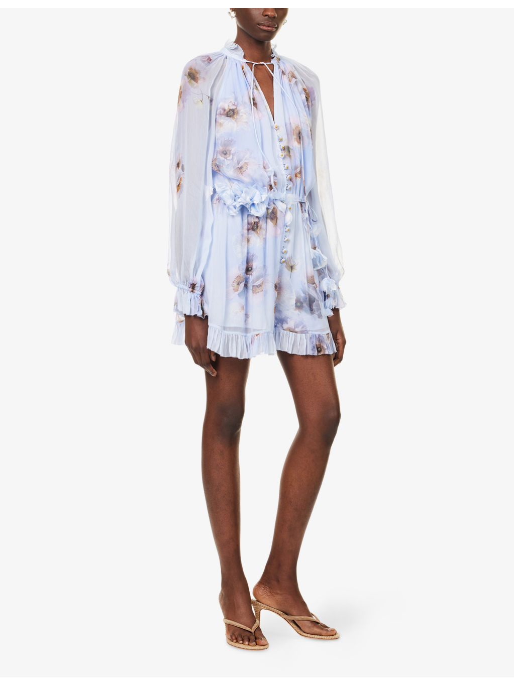 Hypnotic Long-Sleeves Woven Playsuit - 3