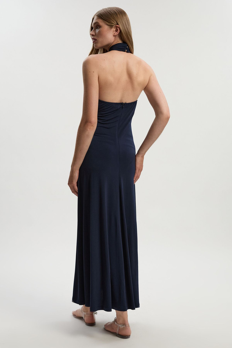 Drapey Crepe Jersey Maxi Dress 5
