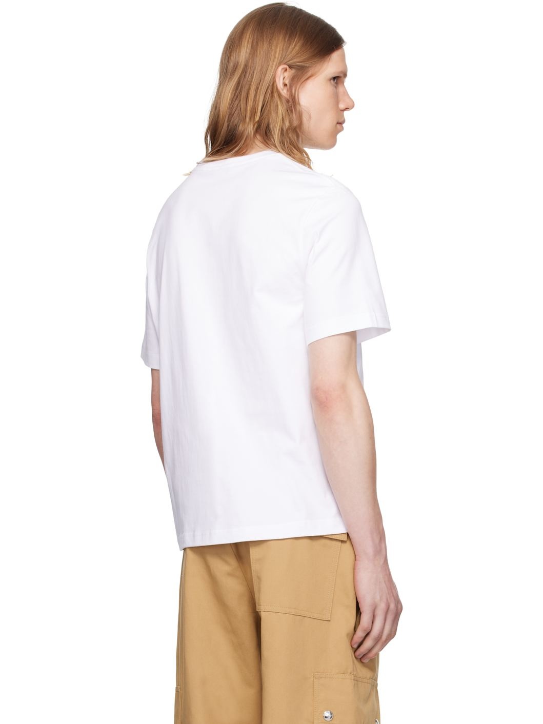 White 'Le T-shirt Esquimau' T-shirt - 3