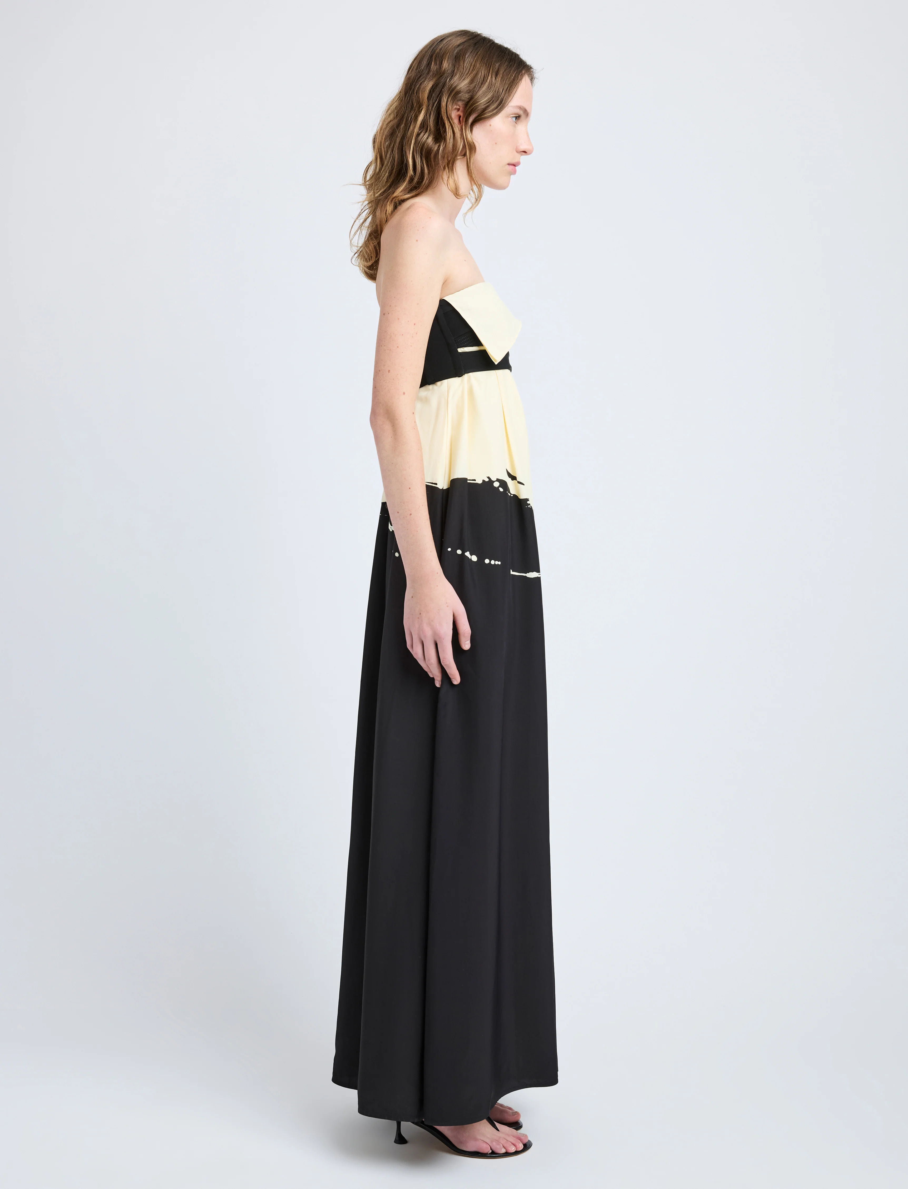 Ophelia Dress in Printed Marocaine - 3