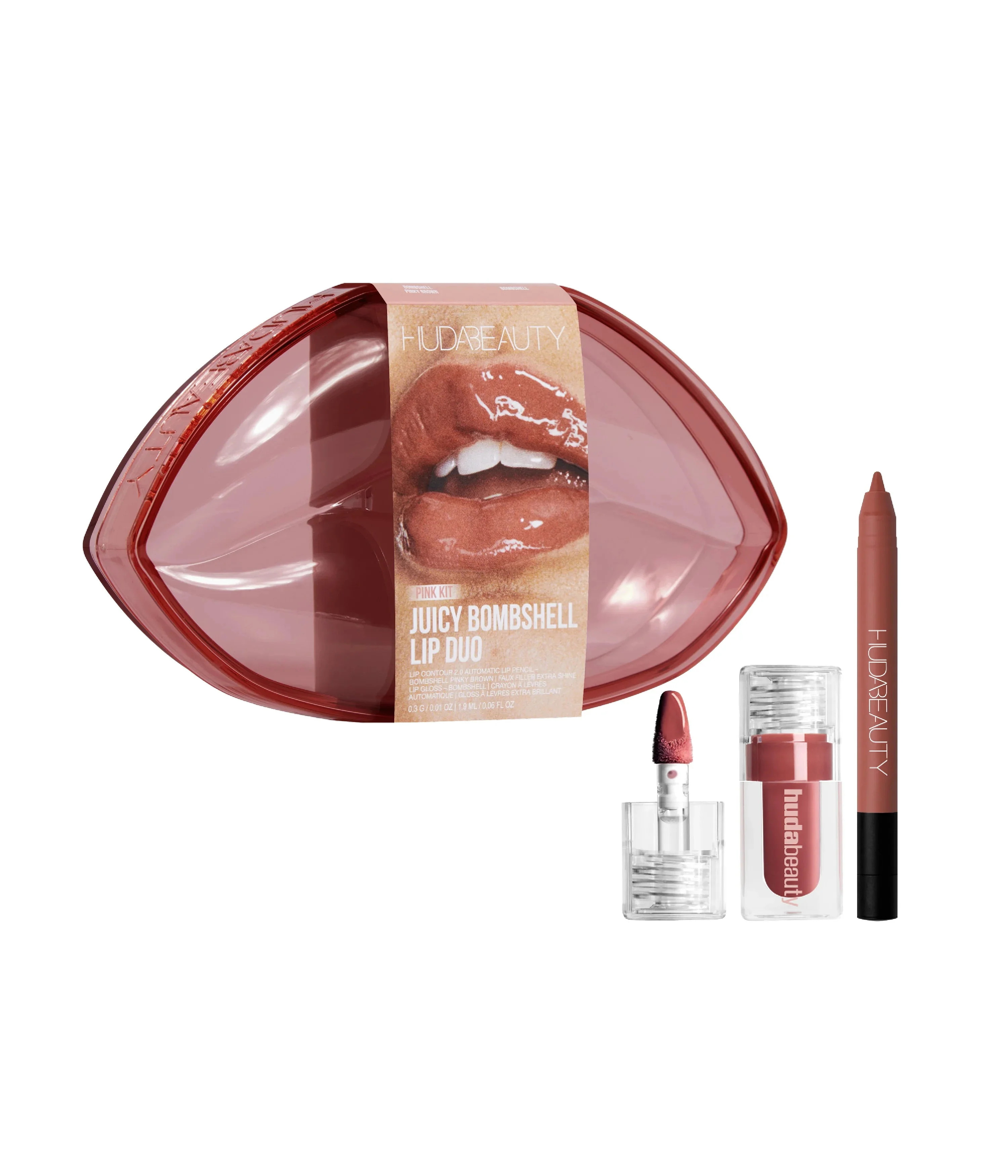 Juicy Bombshell Lip Duo - Matte Lipstick & Gloss - 1