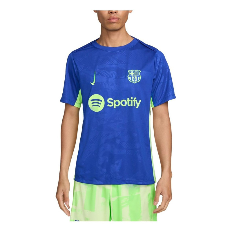 Nike Dri-FIT F.C. Barcelona Academy Pro Third Football Pre-Match Jersey 'Royal Lime' FQ2544-418 1