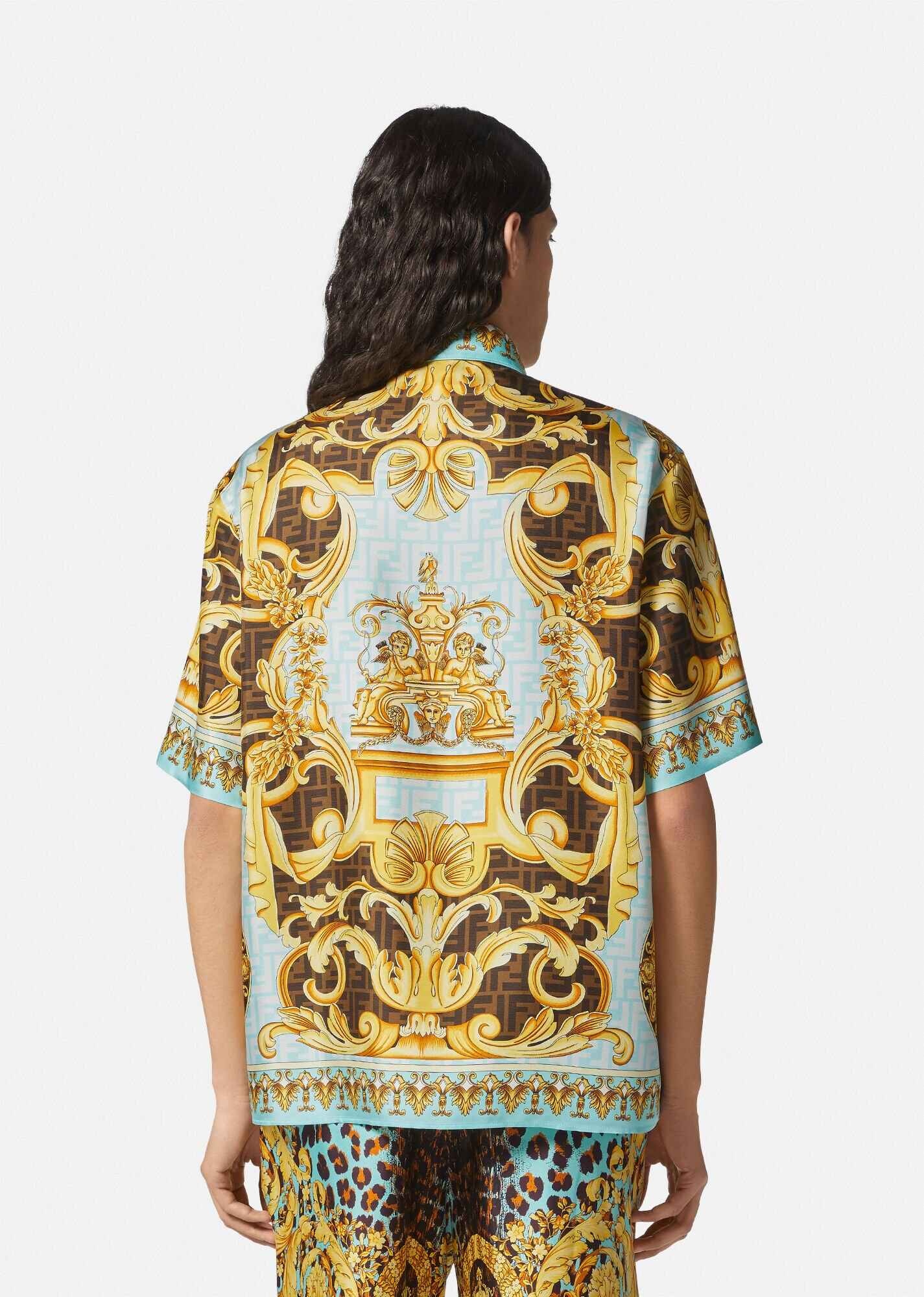 Fendace Wild Baroque Silk Shirt - 4