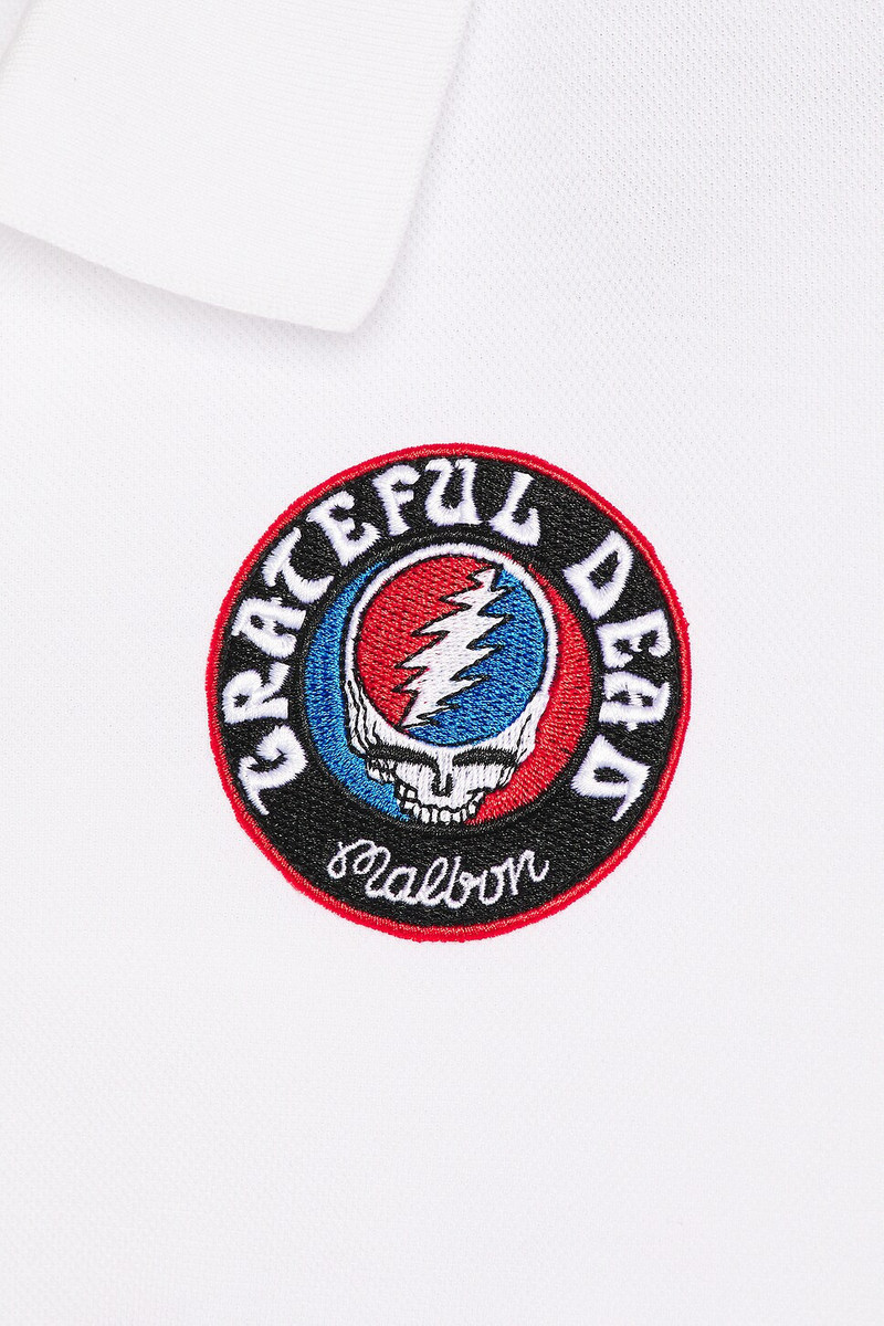 malbon x Grateful Dead Stealie Polo outlook