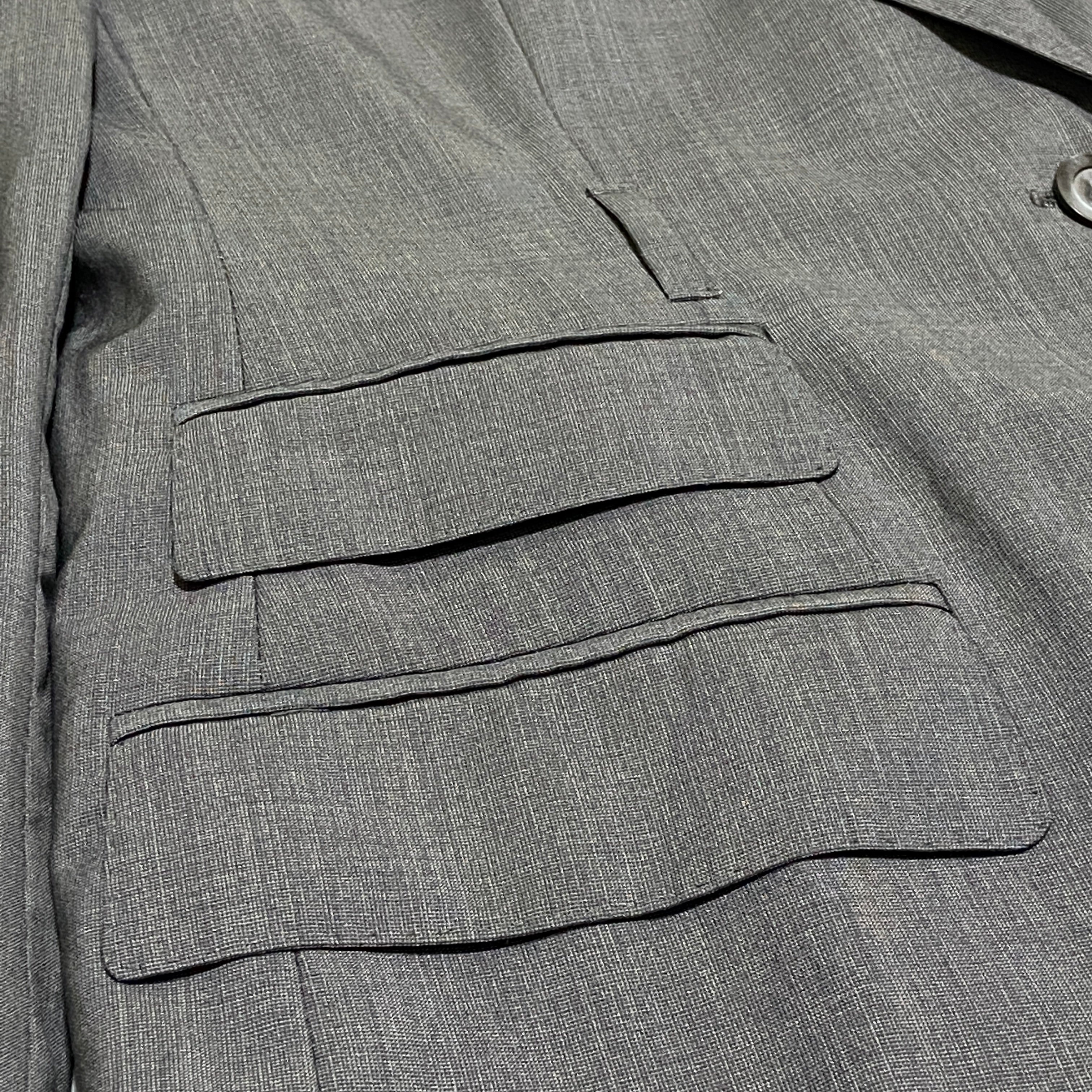 Gucci 1999 grey wool suit with belt holster 42 - 9