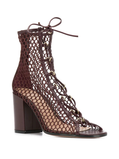 Gianvito Rossi caged lace-up sandals outlook