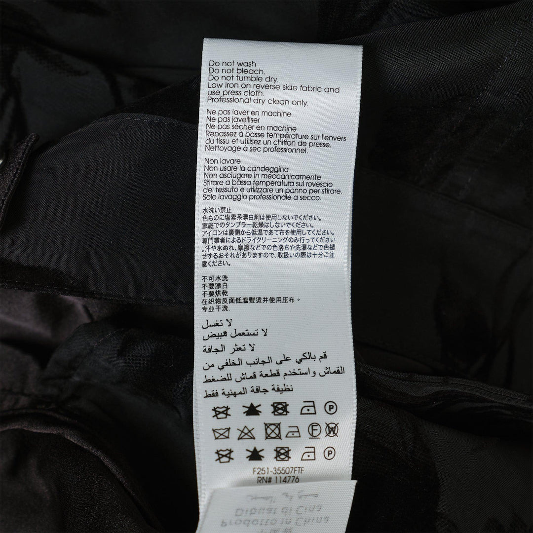 Flocked Organza Midi Skirt - 3