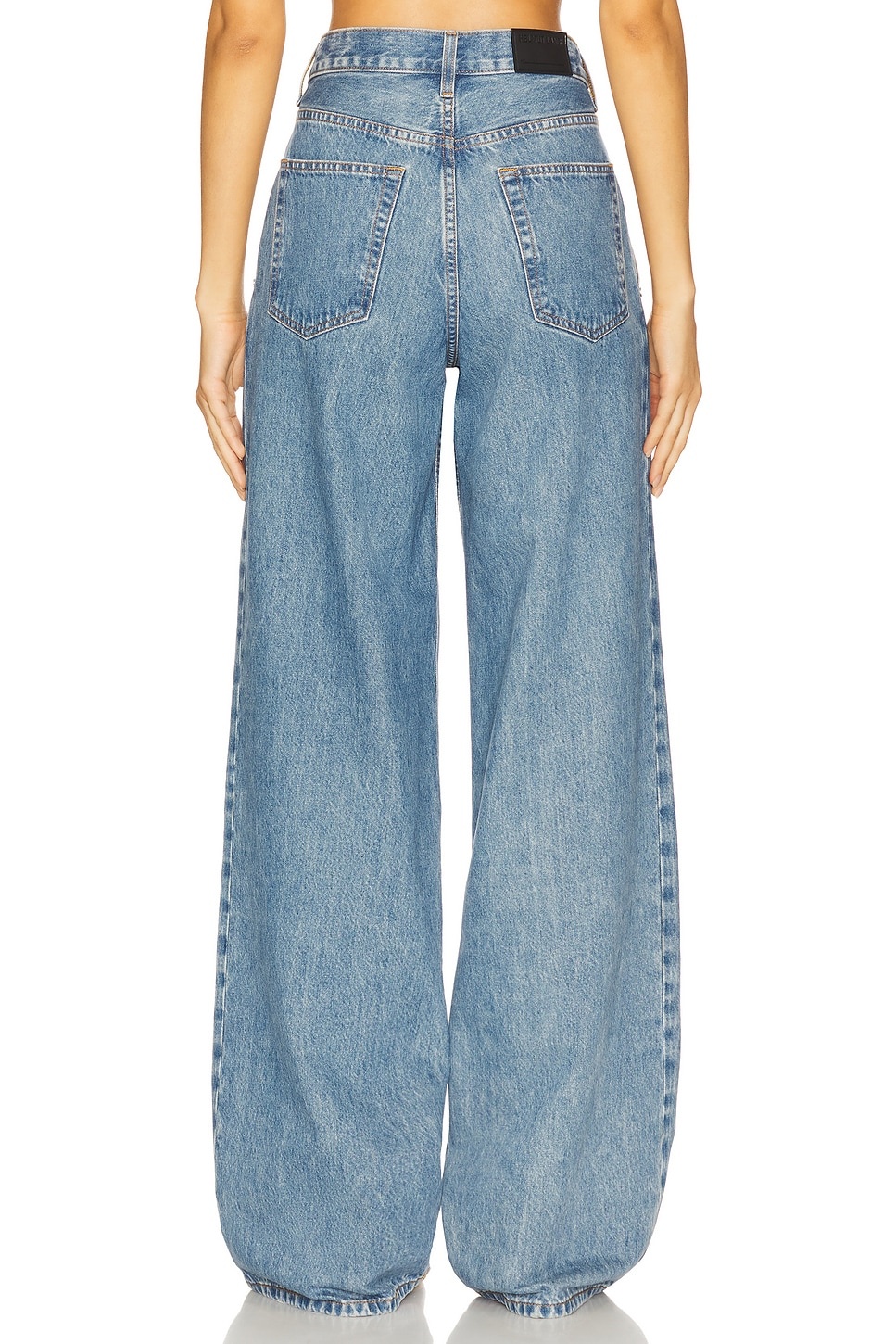 Double Pleated Wide Leg - 4