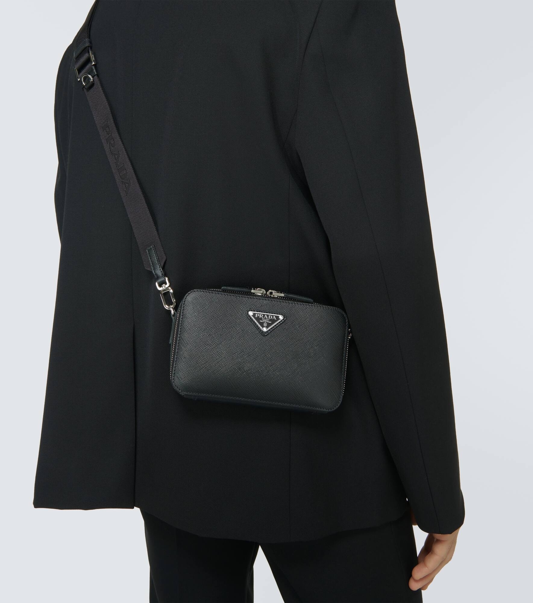 Brique leather crossbody bag - 3