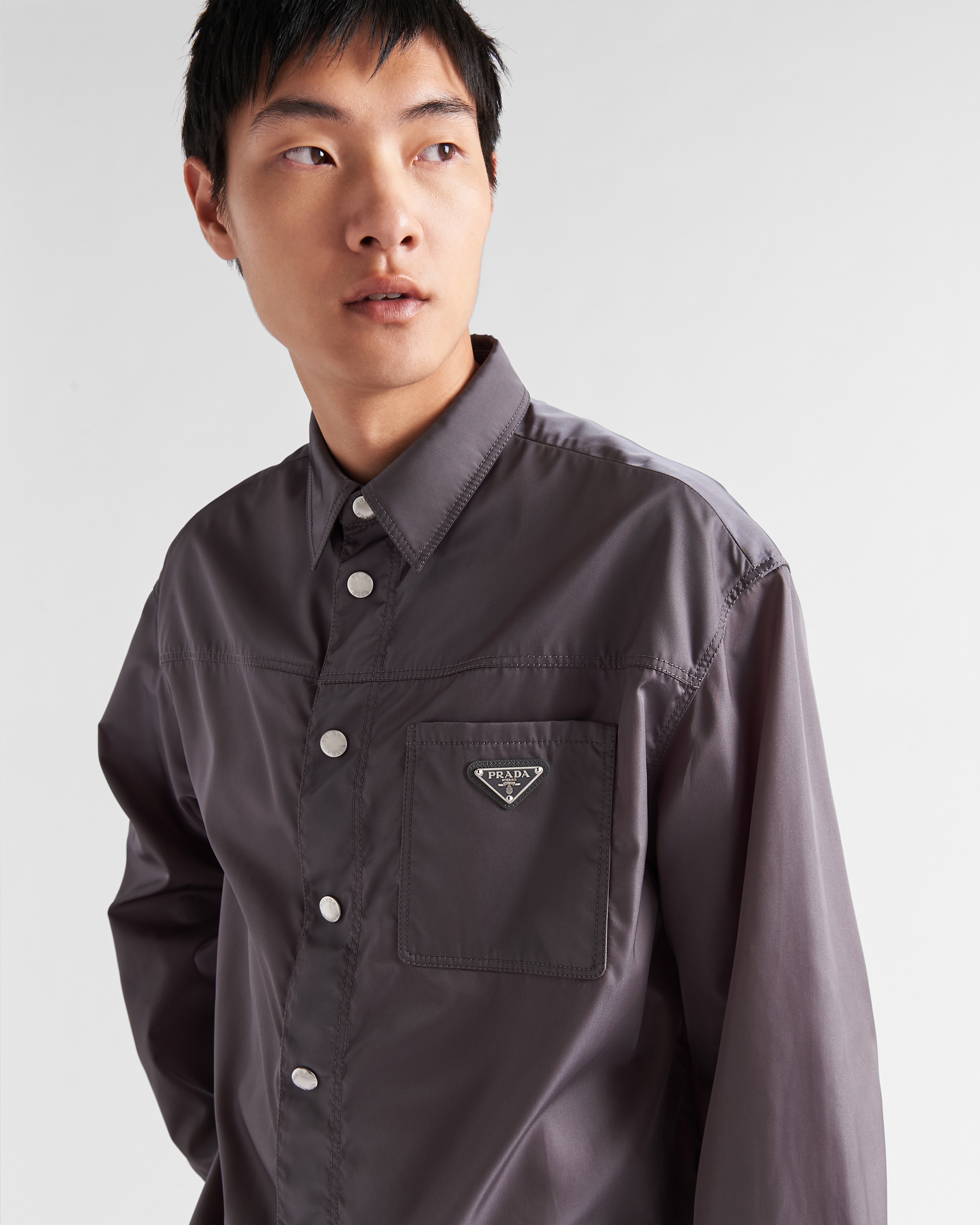 Oversized Re-Nylon shirt - 3