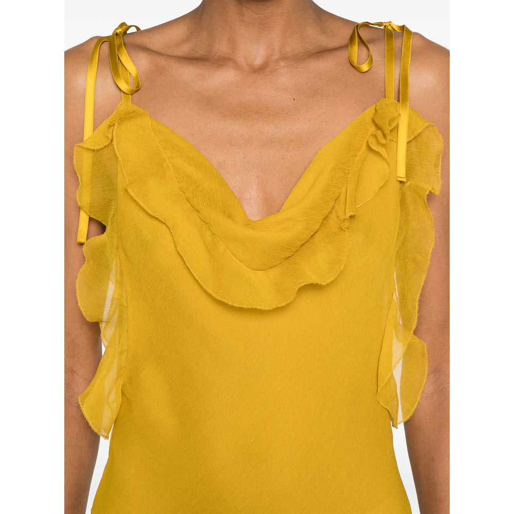 Saint Laurent Yellow Dresses - Cocktail & Party Dresses Women - 5