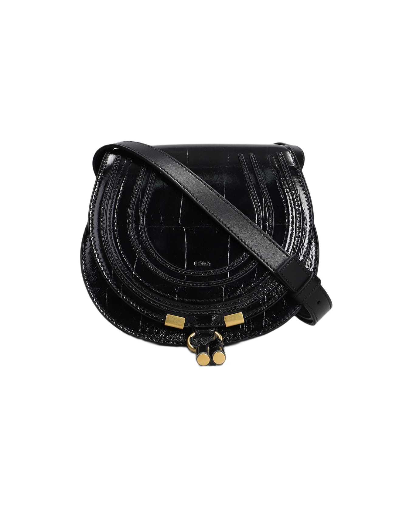 Marcie Shoulder Bag In Black Leather - 1