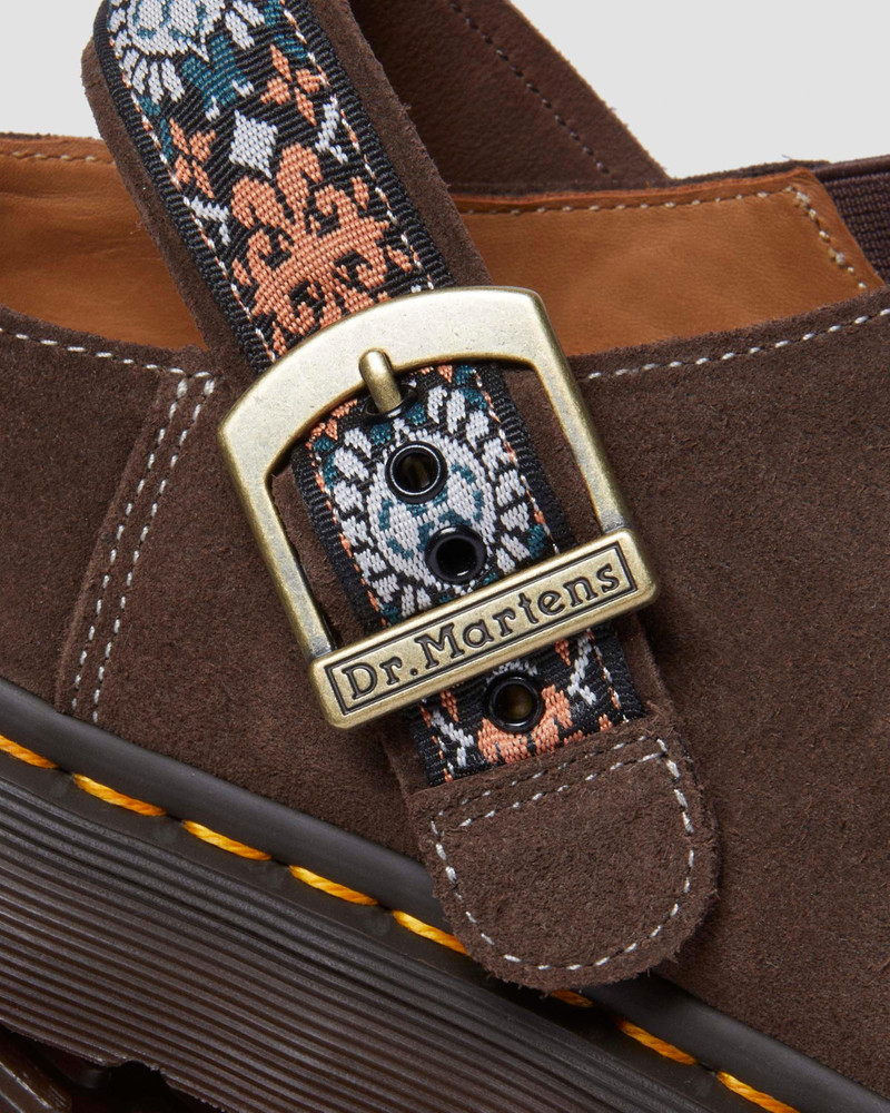 Isham Suede and Jacquard Mules 4