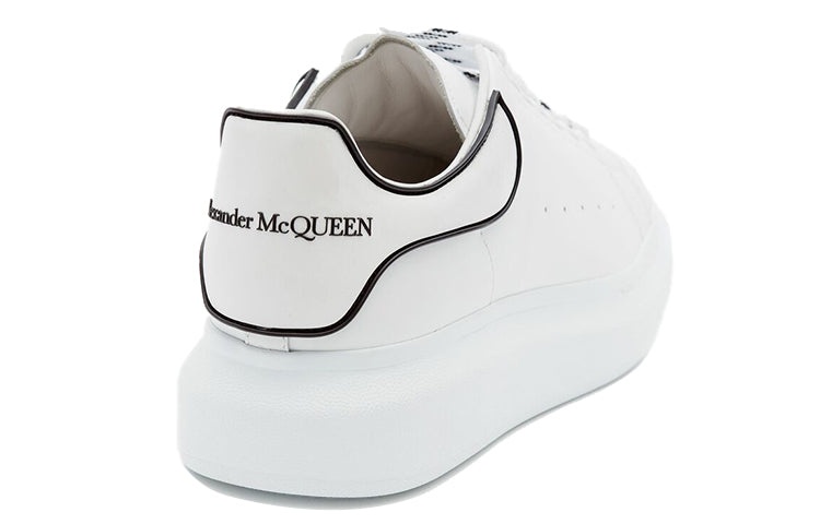 Alexander McQueen Oversized Sneaker 'White Black Trim' 625156WHXMT9074 - 4