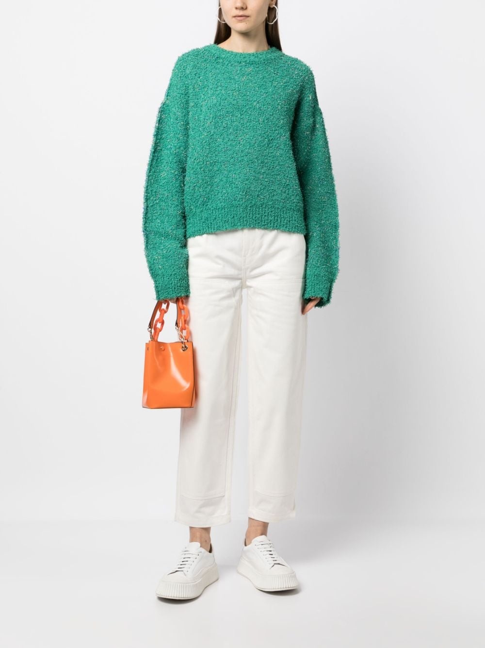 cropped straight-leg jeans - 2