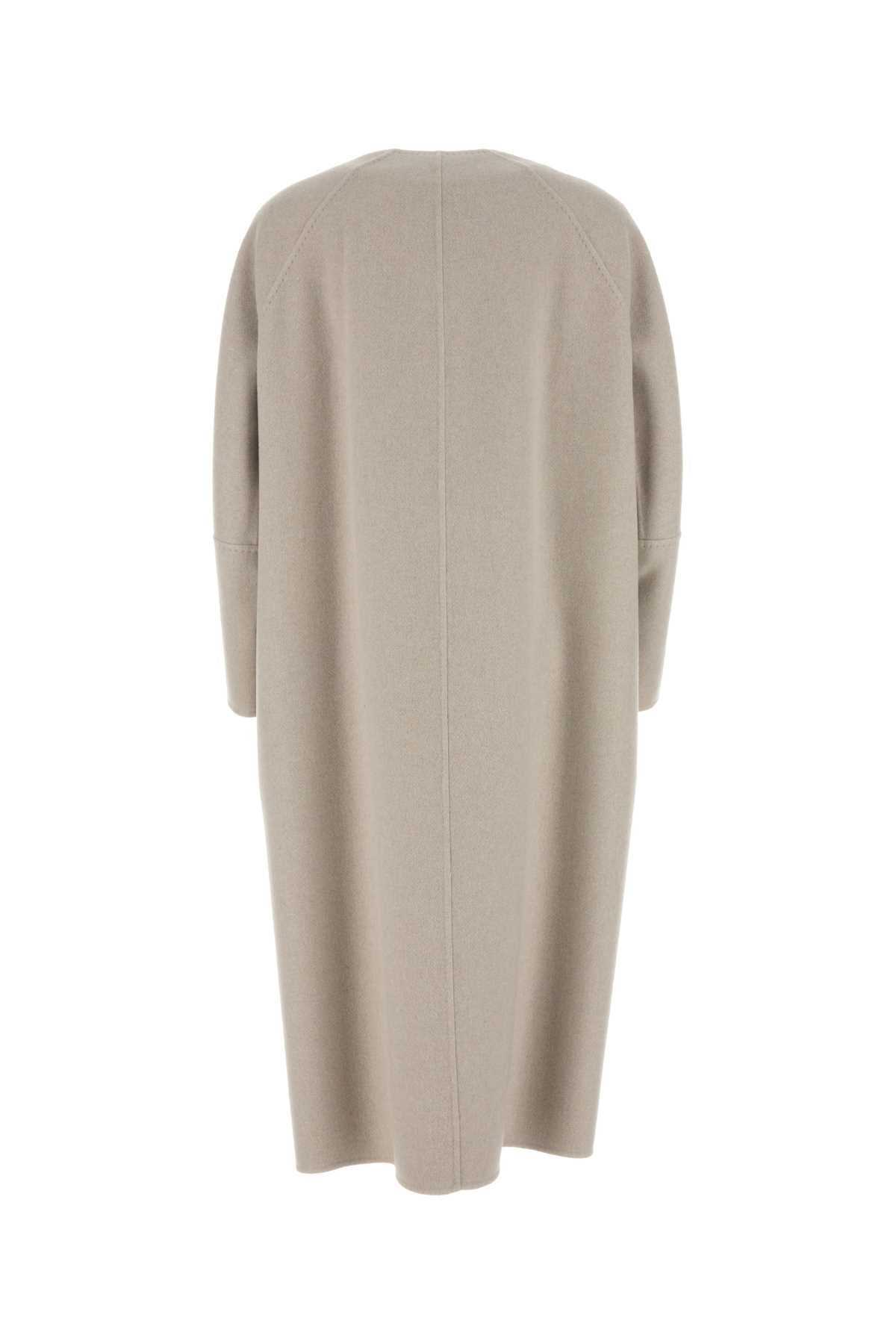 Max Mara Women Sand Cashmere Album1234 Coat - 2