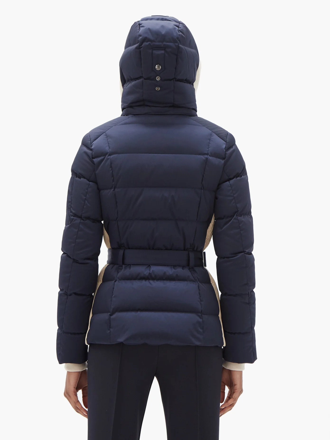 Gisa quilted-down shell hooded ski jacket - 5