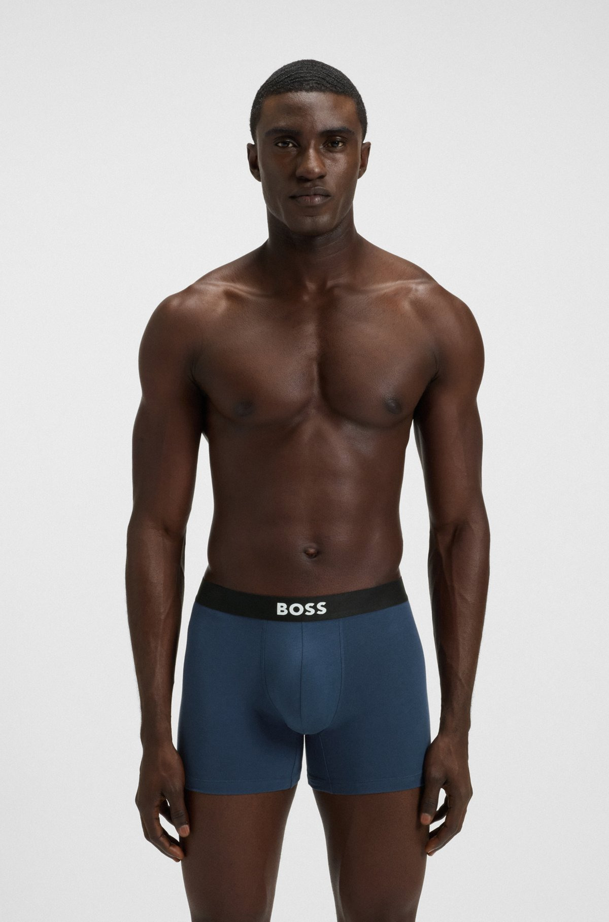 THREE-PACK OF BOXER BRIEFS IN STRETCH COTTON - 2