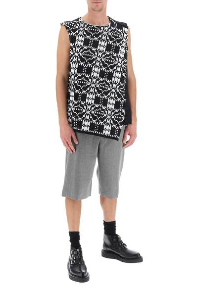 Comme des Garçons Homme Plus ASYMMETRIC SLEEVELESS SWEATER outlook