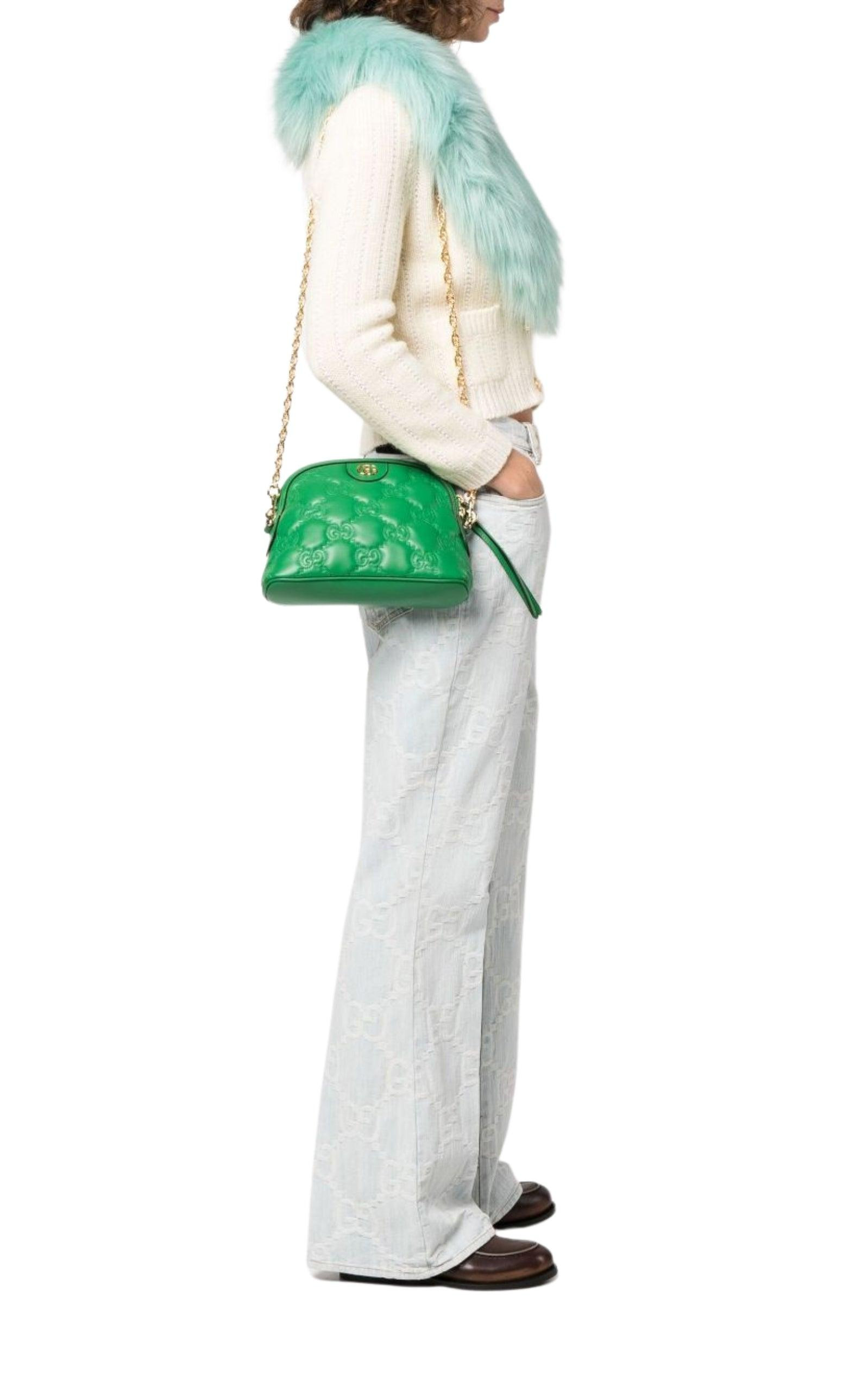 GG Matelassé Zipped Shoulder Bag - 2