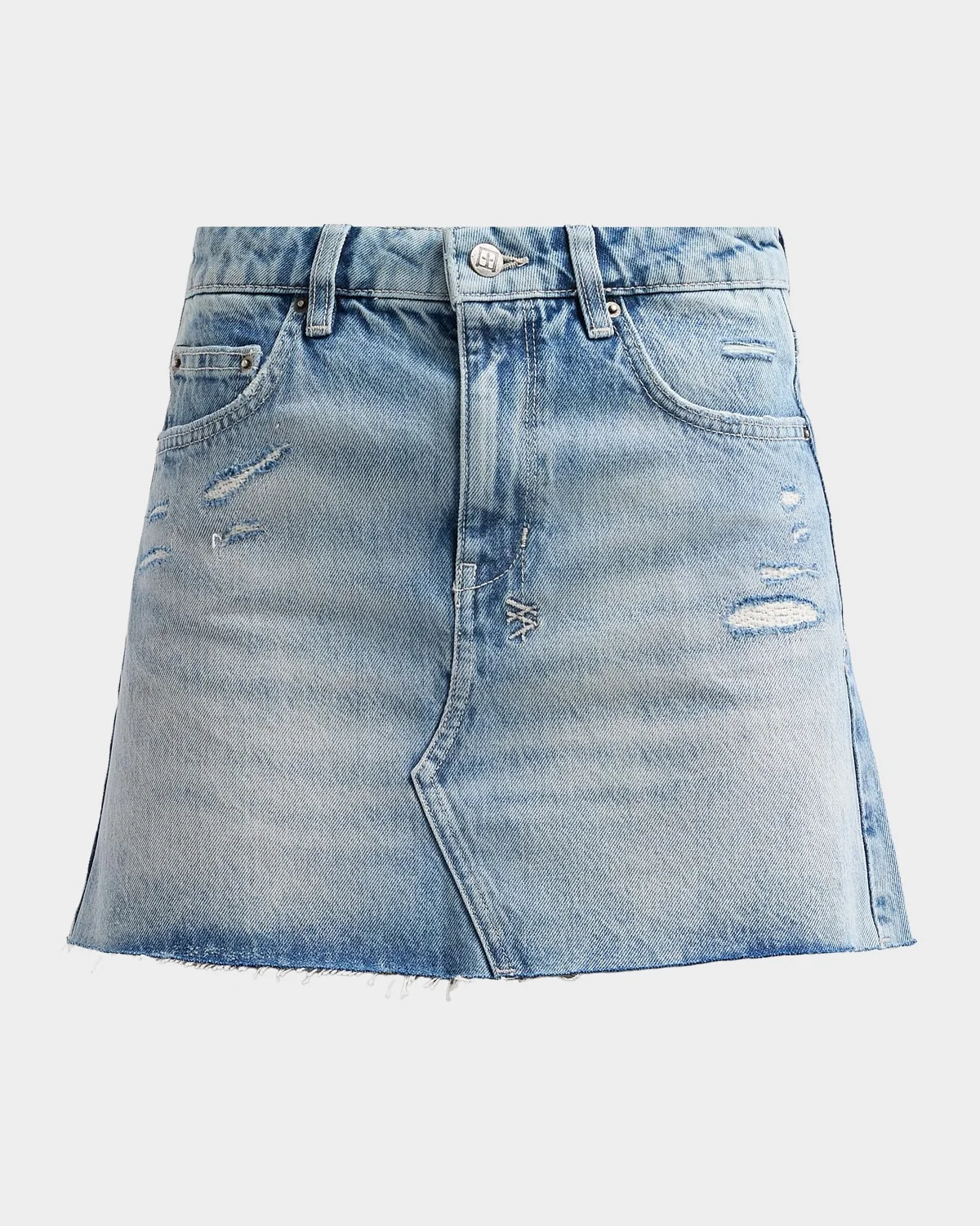Higher Than Heaven Manhattan Denim Mini Skirt - 1