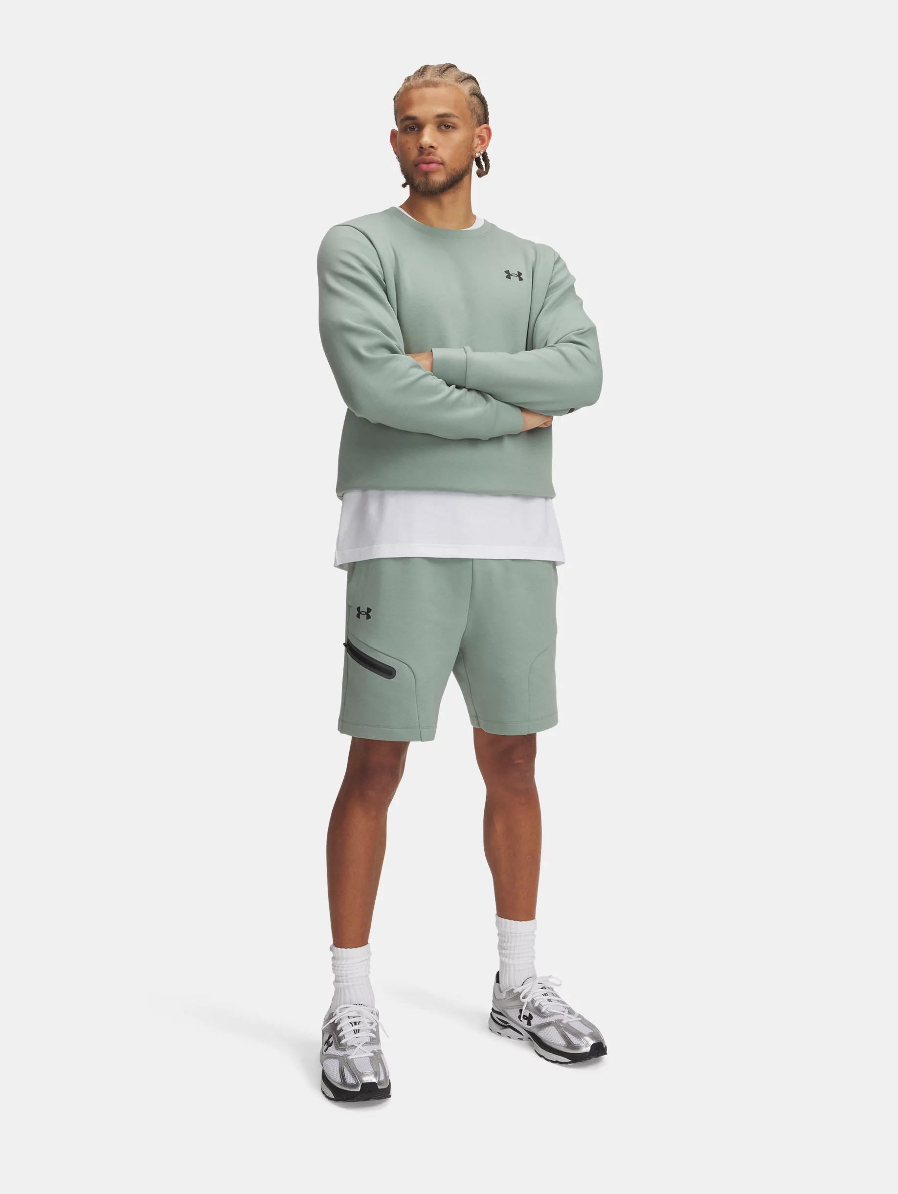 Men's UA Unstoppable Fleece Shorts - 3