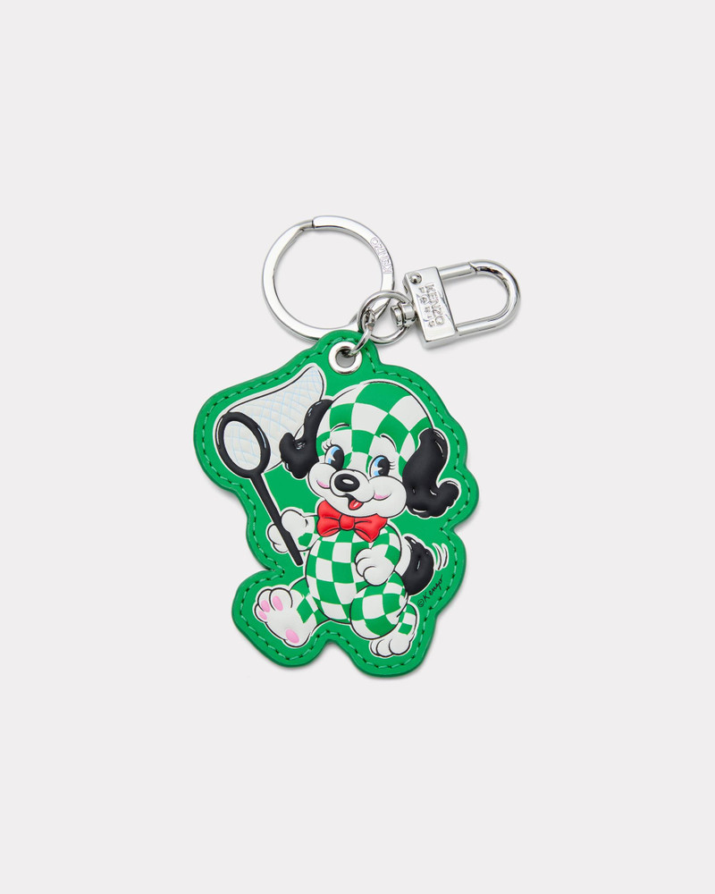 KENZO 'KENZO Cartoon' charm in leather and metal outlook