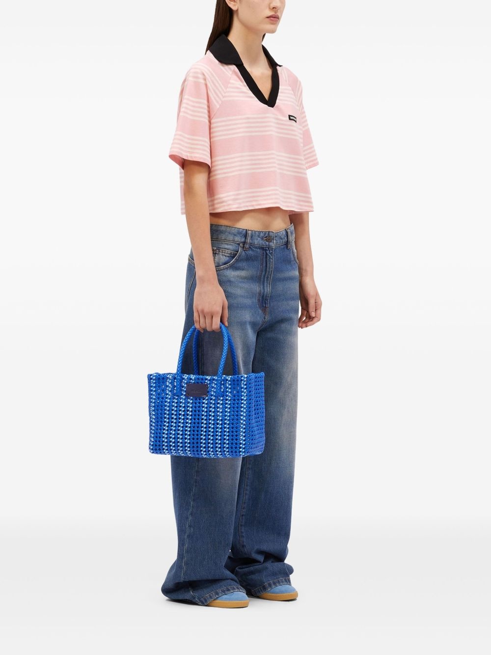 striped polo shirt - 2