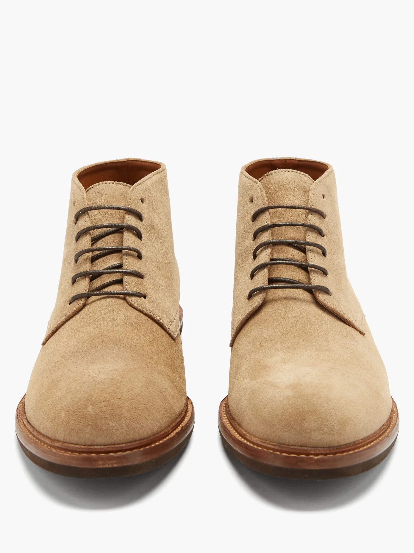 Suede desert boots - 5