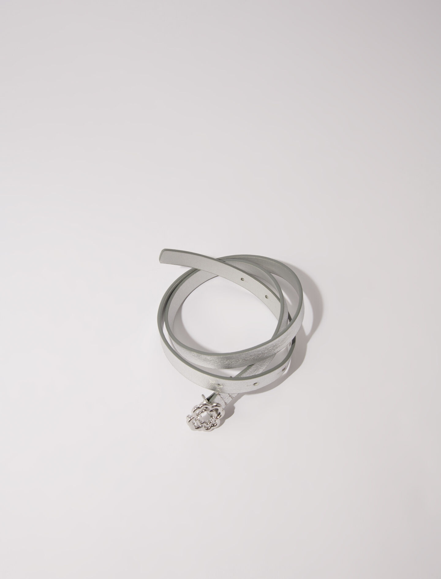 Slim belt with Clover buckle - 3