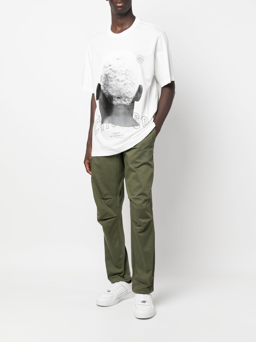 graphic-print crew-neck T-shirt - 2