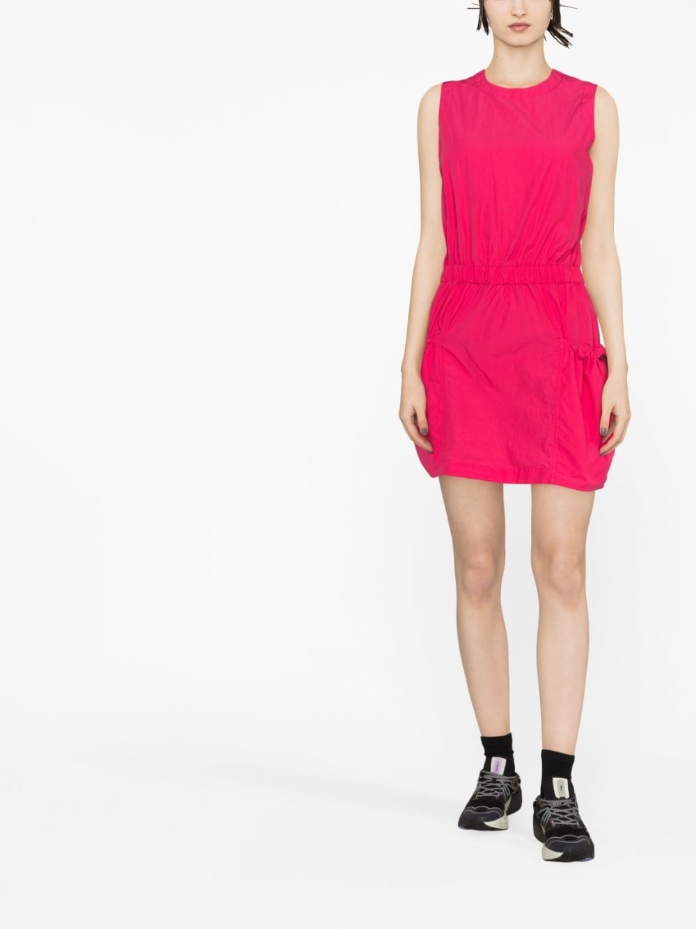 sleeveless cotton mini dress - 2