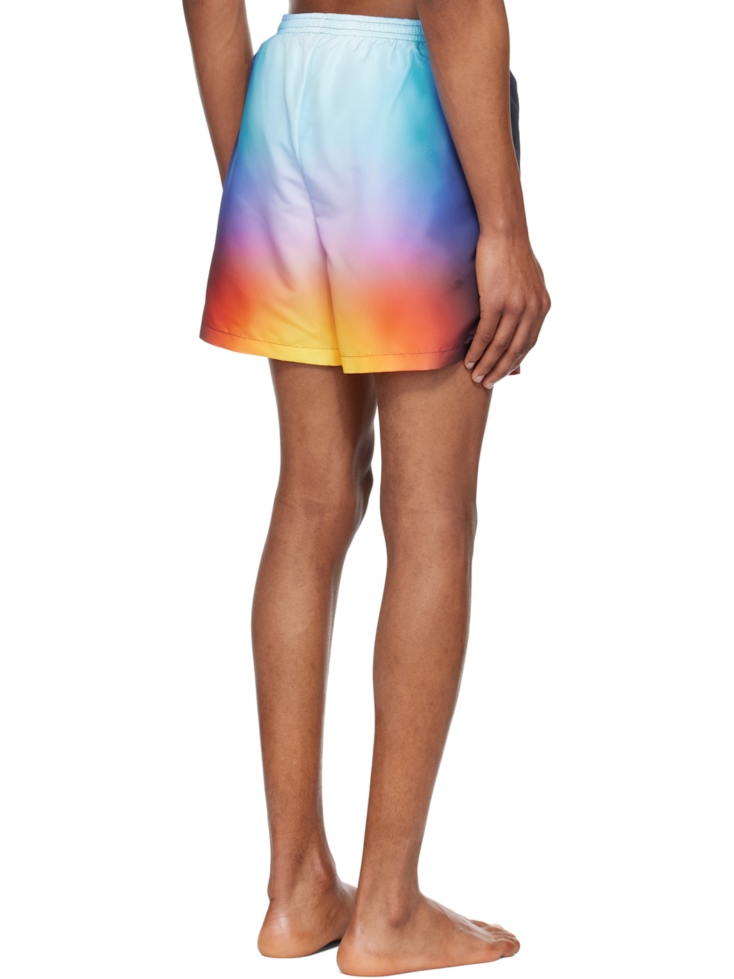 Multicolor Tie Dye Swim Shorts - 3