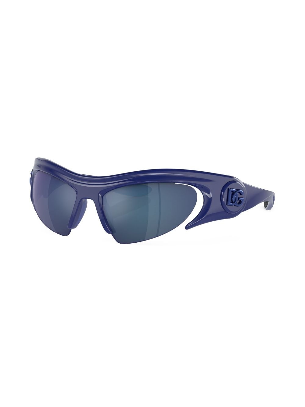 shield-frame tinted sunglasses - 2