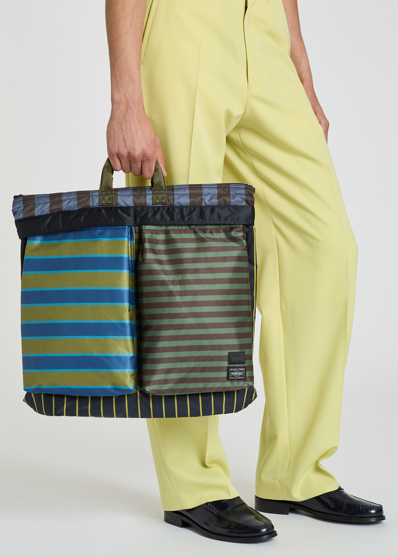 Mixed Stripe Helmet Shoulder Bag - Paul Smith + PORTER 6