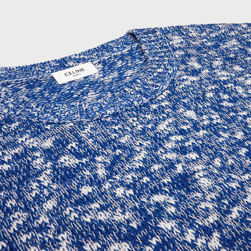 oversized crewneck sweater IN mouline cotton 3