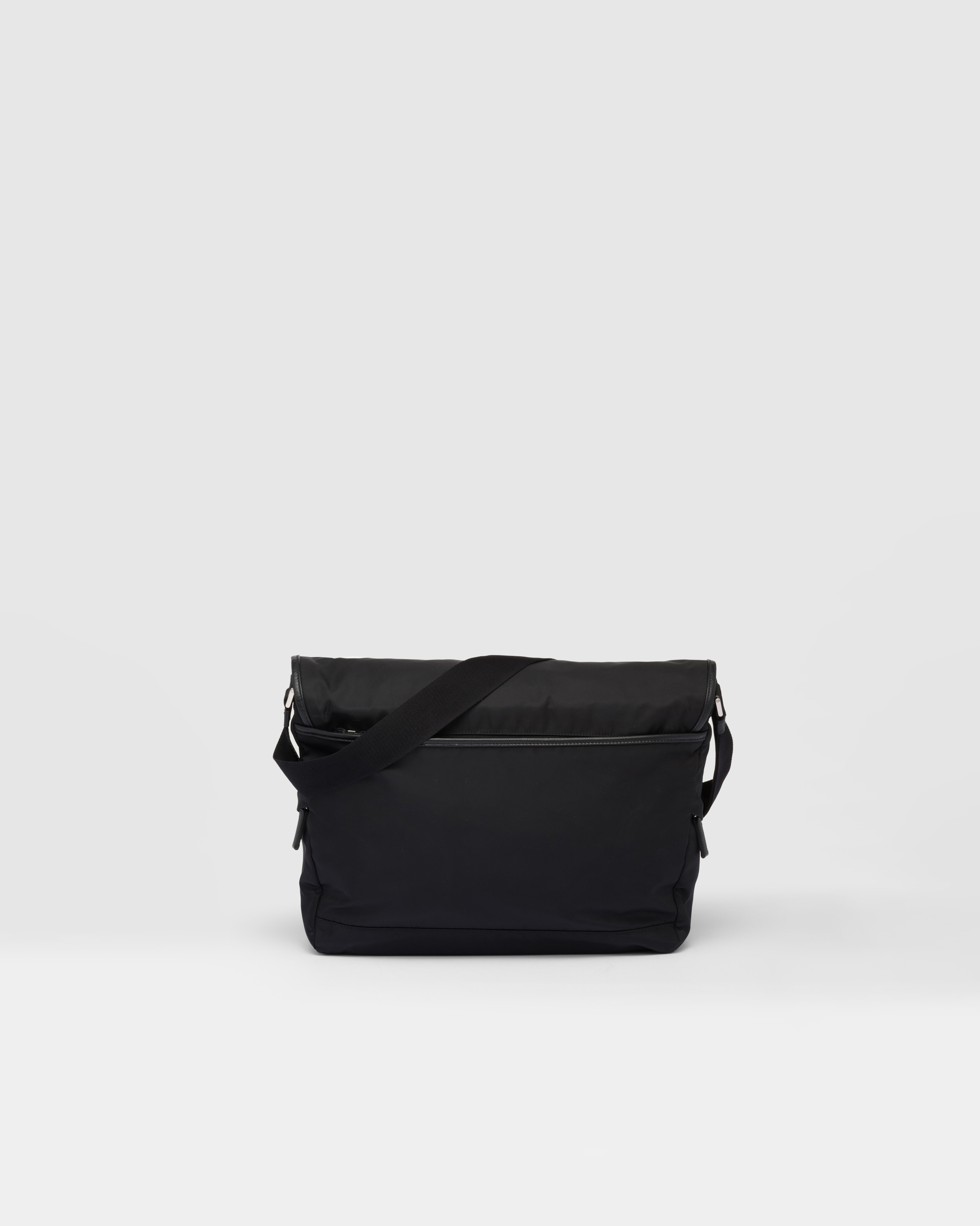 Re-Nylon and Saffiano leather shoulder bag - 4