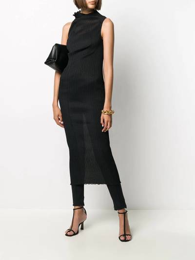 Jil Sander sheer high-neck midi dress outlook