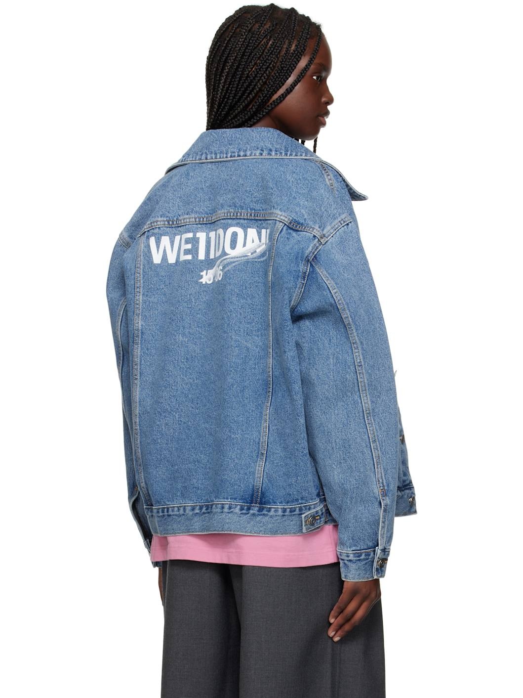 Blue '1506' Trucker Denim Jacket - 3