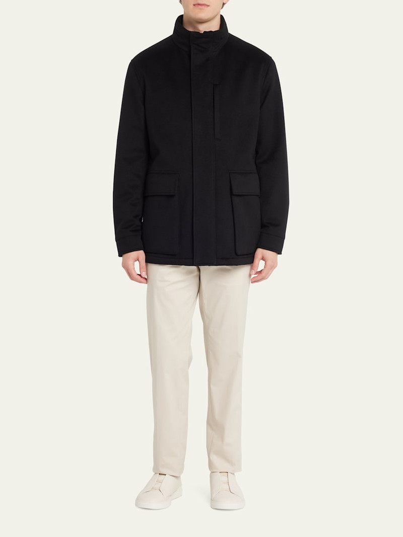 ZEGNA Men's Oasi Cashmere Elements Coat outlook