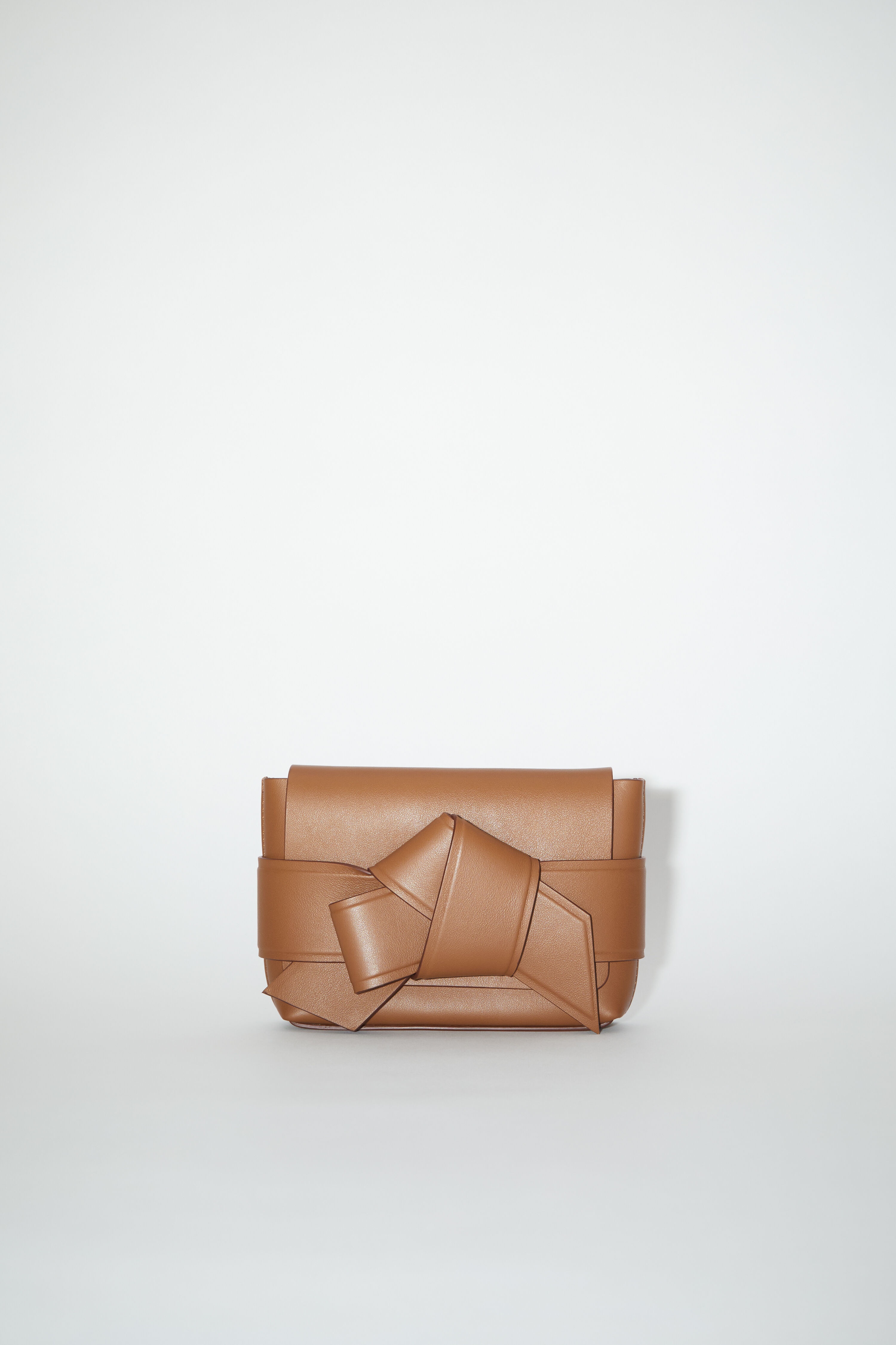 Musubi mini crossbody bag - Camel brown - 1