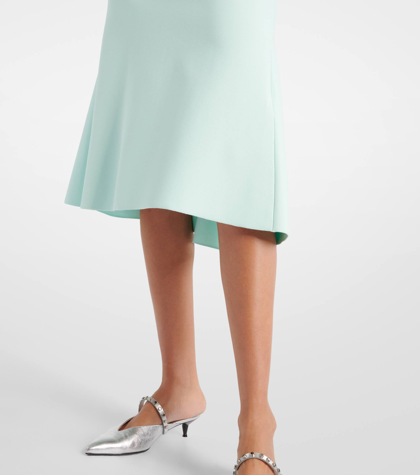 Embellished crêpe cocktail dress - 5