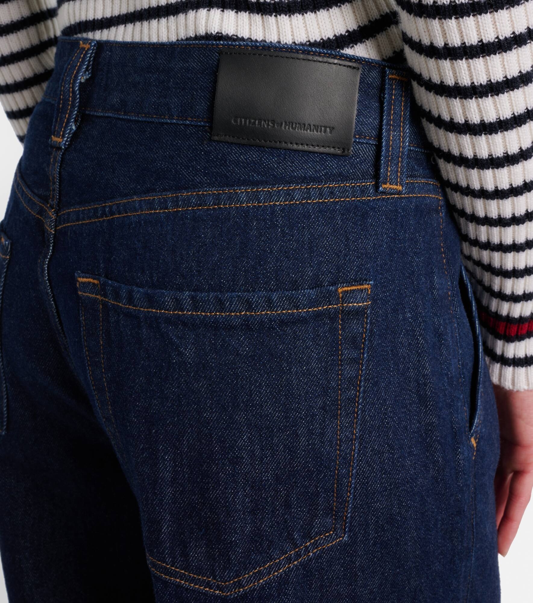 x Argent Beverly mid-rise wide-leg jeans - 6